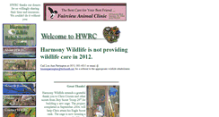 Desktop Screenshot of harmonywildlife.org